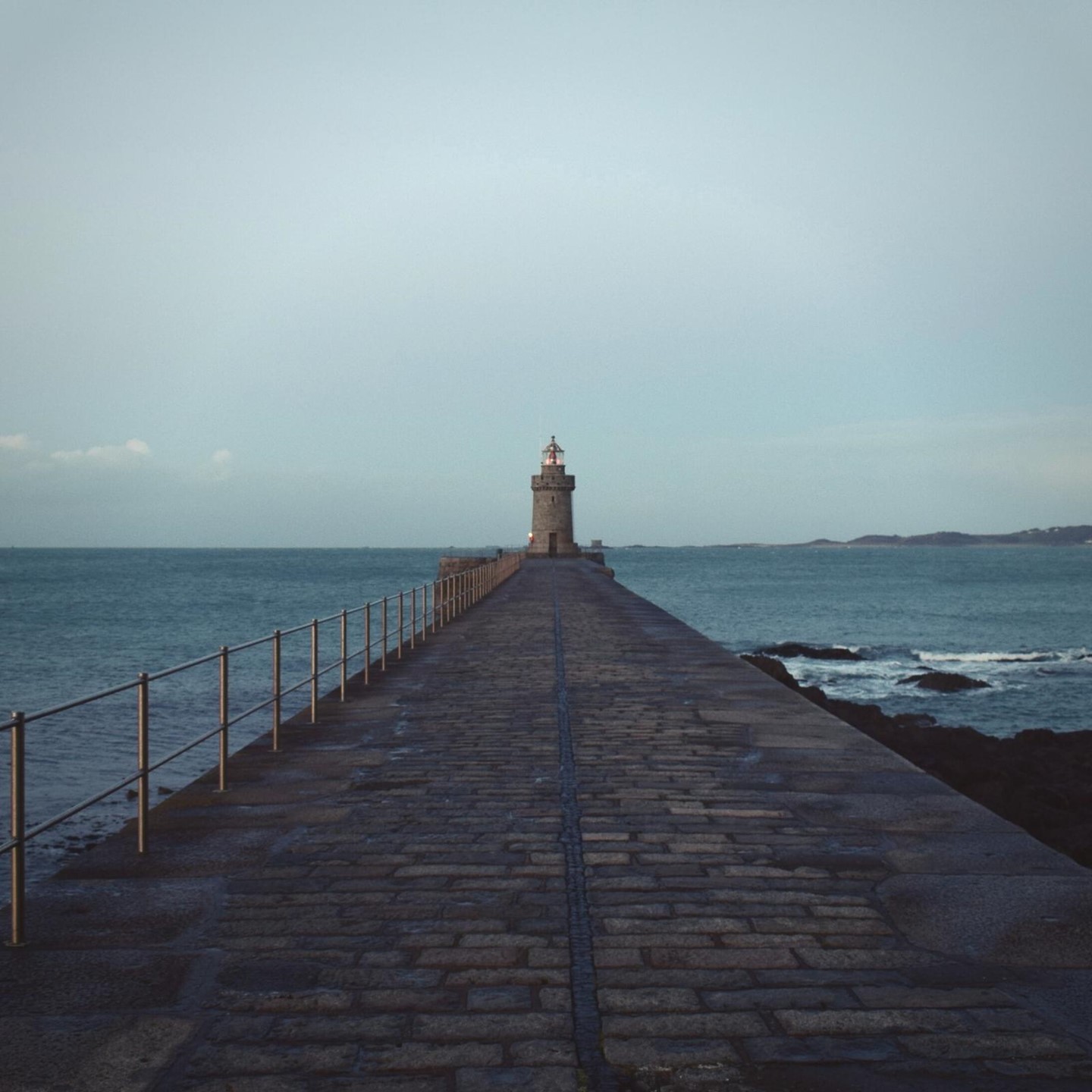 Castle Breakwater Lighthouse Guernsey